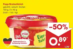 Netto Marken-Discount Popp brotaufstrich Angebot