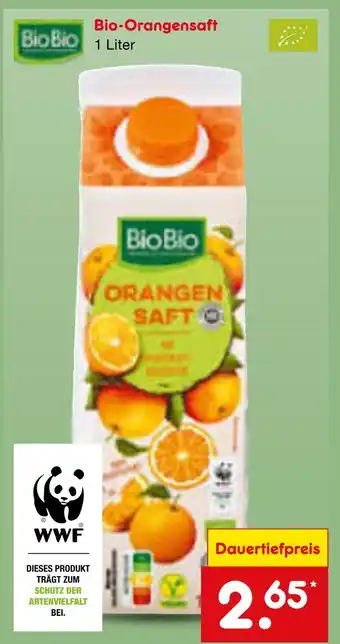 Netto Marken-Discount Biobio bio-orangensaft Angebot
