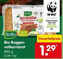 Netto Marken-Discount Biobio bio roggenvollkornbrot Angebot