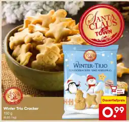 Netto Marken-Discount Santa claus town winter trio cracker Angebot