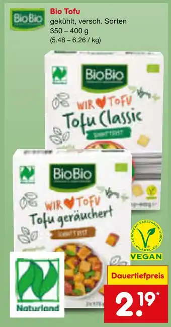 Netto Marken-Discount Biobio tofu classic Angebot