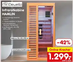 Netto Marken-Discount Dewello infrarotkabine hamlin Angebot