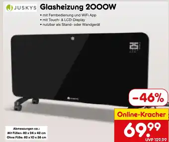 Netto Marken-Discount Juskys glasheizung 2000w Angebot