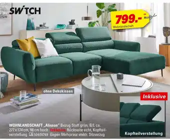 Höffner Switch wohnlandschaft alisson Angebot
