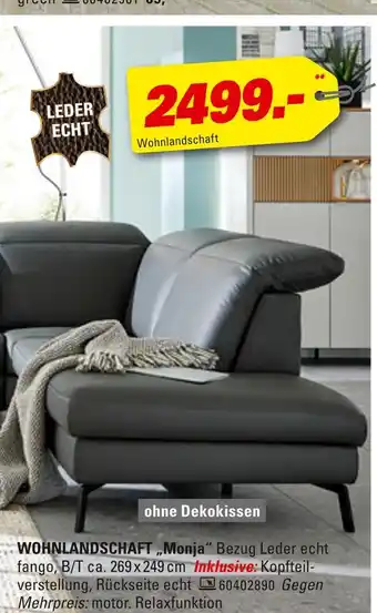 Höffner Wohnwert wohnlandschaft „monja“ Angebot