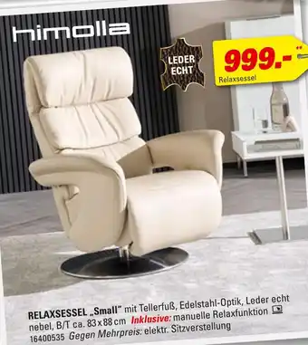 Höffner Himolla relaxsessel „small“ Angebot