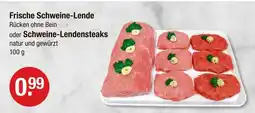 V Markt Frische schweine-lende rücken ohne bein Angebot