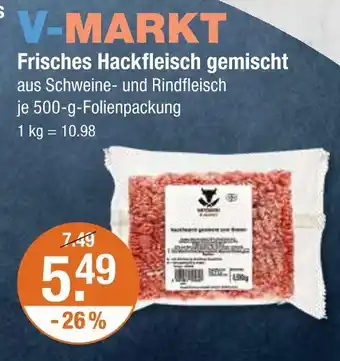 V Markt V-markt hackfleisch gemischt Angebot