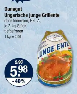V Markt Dunagut ungarische junge grillente Angebot
