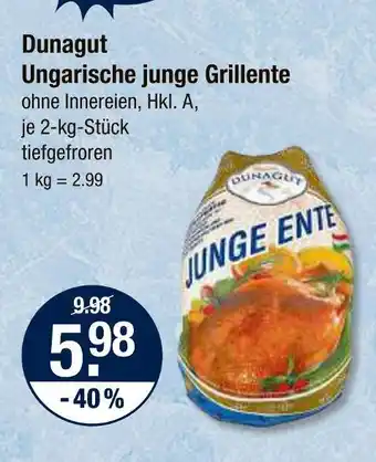 V Markt Dunagut ungarische junge grillente Angebot