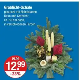 V Markt Grablicht-schale Angebot