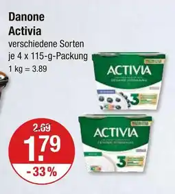V Markt Danone activia Angebot