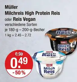 V Markt Müller milchreis high protein reis Angebot