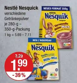 V Markt Nestlé nesquick Angebot