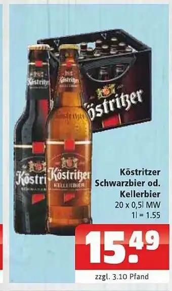 Getränkehaus Köstritzer Schwarzbier Od Kellerbier Angebot