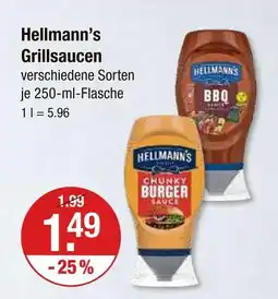 V Markt Hellmann’s grillsaucen Angebot