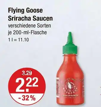 V Markt Flying goose sriracha saucen Angebot