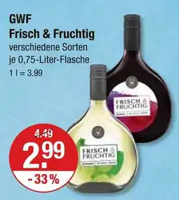 V Markt Gwf frisch & fruchtig weiß Angebot