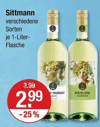 V Markt Sittmann müller-thurgau ofer riesling Angebot
