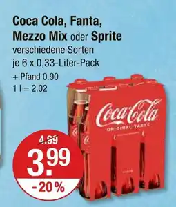V Markt Coca cola Angebot