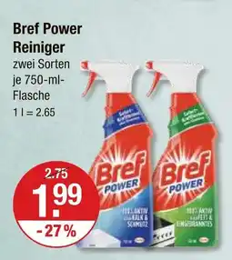 V Markt Bref bref power reiniger fett aktiv gegen kalk & schmutz Angebot
