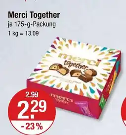V Markt Merci together Angebot