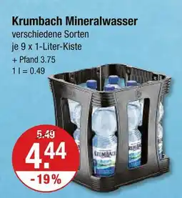 V Markt Krumbach mineralwasser Angebot