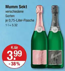 V Markt Mumm sekt Angebot