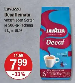V Markt Lavazza decaffeinato Angebot