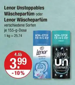 V Markt Lenor unstoppables wäscheparfüm Angebot