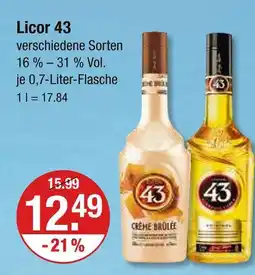 V Markt Licor 43 Angebot