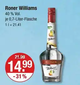 V Markt Roner williams Angebot