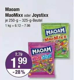 V Markt Maoam maomixx oder joystixx Angebot