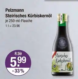 V Markt Pelzmann steirisches kürbiskernöl Angebot