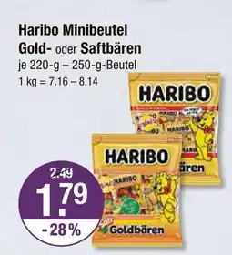 V Markt Haribo minibeutel goldbären Angebot