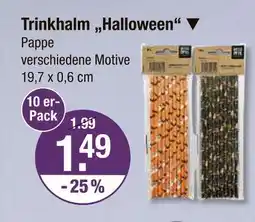 V Markt Trinkhalm halloween Angebot