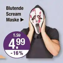 V Markt Blutende scream maske Angebot