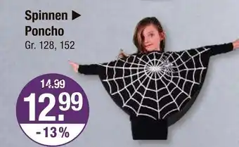 V Markt Spinnen poncho Angebot