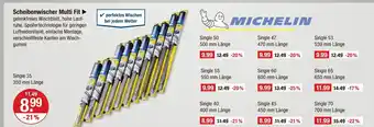 V Markt Michelin scheibenwischer multi fit Angebot