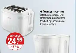 V Markt Philips toaster hd2511/00 Angebot