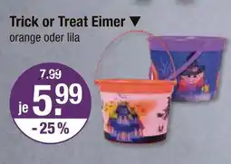 V Markt Trick or treat eimer Angebot
