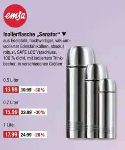 V Markt Emsa isolierflasche „senator“ Angebot