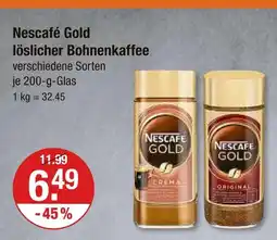 V Markt Nescafé gold löslicher bohnenkaffee Angebot