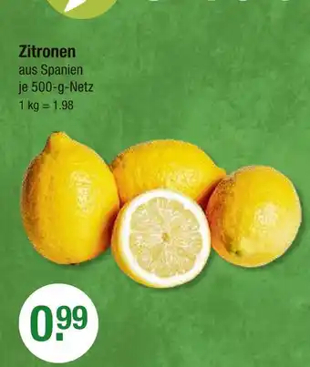 V Markt Zitronen Angebot