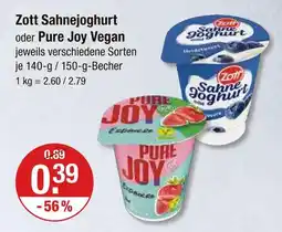 V Markt Zott sahnejoghurt Angebot
