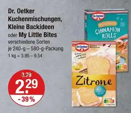 V Markt Dr. oetker kuchenmischungen, kleine backideen Angebot