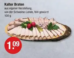 V Markt Kalter braten Angebot