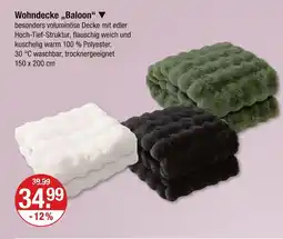 V Markt Wohndecke „baloon“ Angebot
