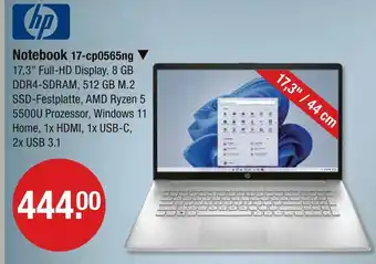 V Markt Hp notebook 17-cp0565ng Angebot