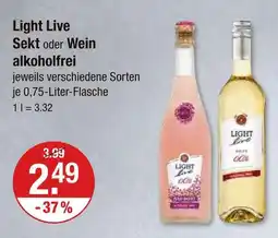 V Markt Light live sekt Angebot